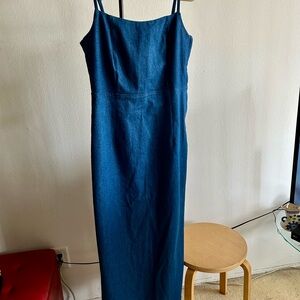 Jason Wu Blue Denim Maxi  Dress